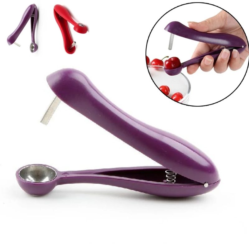 Easy Cherry Corer Fruit Core Seed Remover Cherry Pitter Olive Core Remover Kitchen Tools Fruit Corer Kitchen Accessories - Image 2